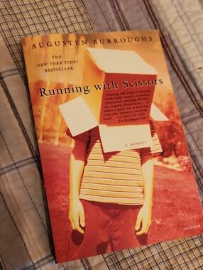 Running with Scissors by Augusten Burroughs - Orange & Red Cover Paperback